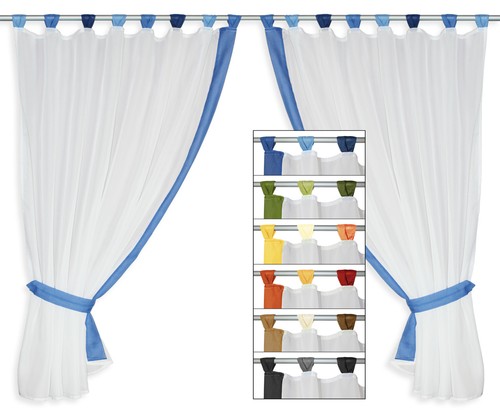 Gardinenset tlg voile - gardinenset, 4-tlg