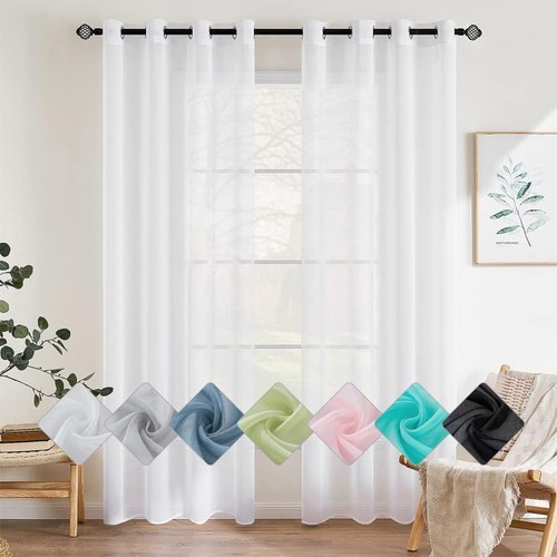 Gardine transparent 2er set - gardine,